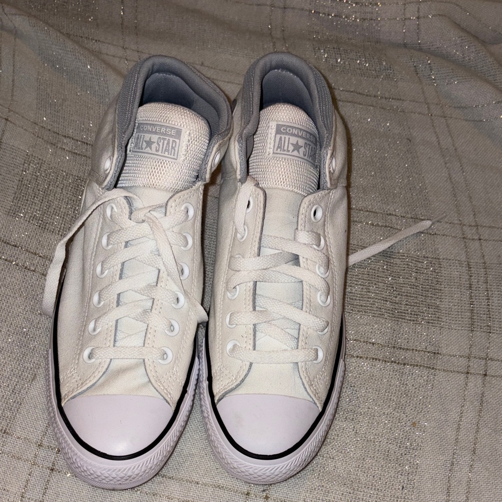 Converse All Star White Canvas Sneakers